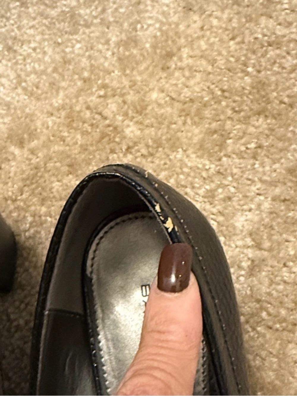 Bandolino Black heels with Metal Bit - Picture 5 of 9